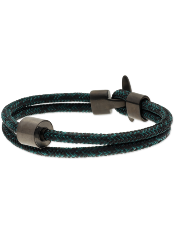 Tadblu as-armband - koord - zwart en petrol